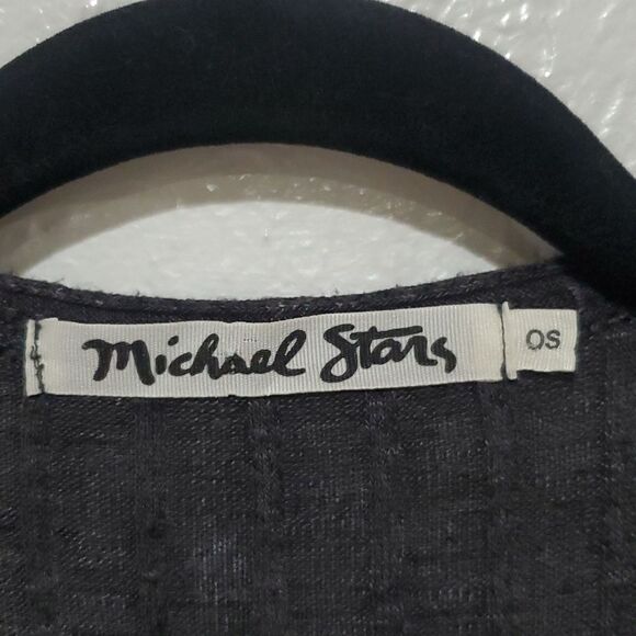 Anthro Michael Stars Long Sweater Cardigan with Pockets One Size M - Picture 6 of 11